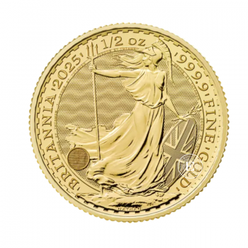 1/2 oz (15.55 g) gold coin Britannia -  King Charles III, Great Britain 2025
