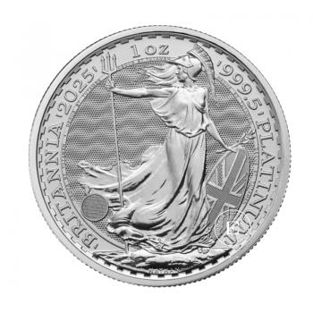 1 oz (31.10 g)  pièce de platine Britannia - King Charles III, Grande-Bretagne 2025