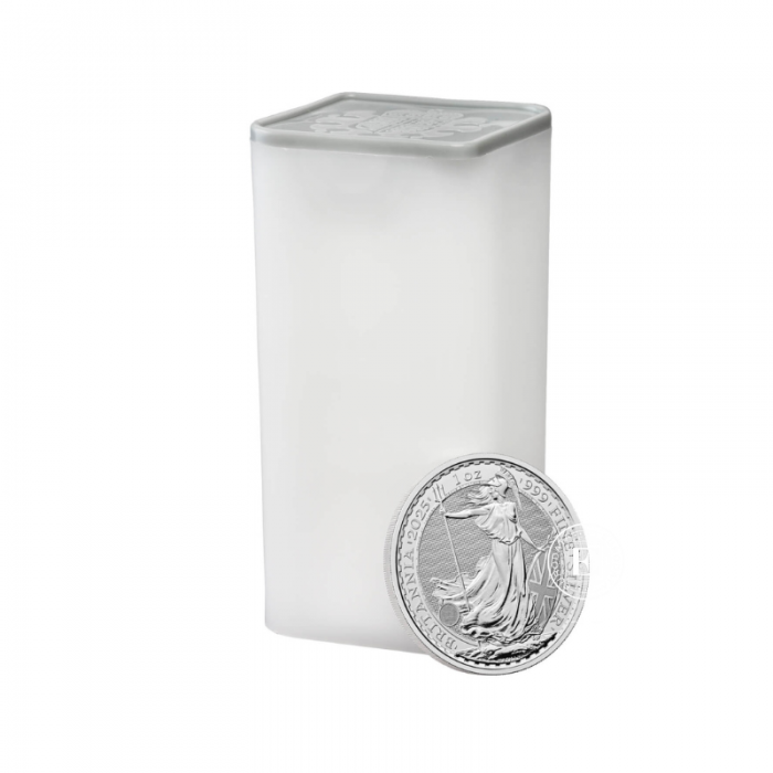1 oz (31.10 g) srebrna moneta Britannia - King Charles III, Wielka Brytania 2025 (Tuba)
