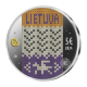 5 Eur (12.44 g) silver colored coin fairy tale The Twelve Brothers, Twelve Black Ravens, Lithuania 2024