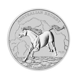 1 oz (31.10 g) Silbermünze Australian Brumby, Australien 2024