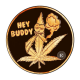 1 oz (31.10 g) miedziana moneta round Hey Buddy Cannabis Leaf, USA random year