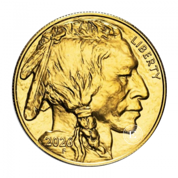 1 oz (31.10 g) auksinė moneta Buivolas, JAV 2026