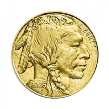 1 oz (31.10 g) auksinė moneta Buivolas, JAV 2025