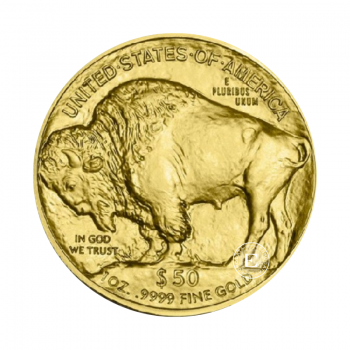 1 oz (31.10 g) auksinė moneta Buivolas, JAV 2026