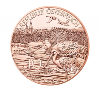 10 Eur varinė moneta Burgenland, Austrija 2015