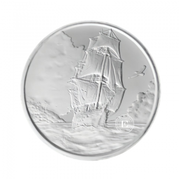 1 oz (31.10 g) sidabrinė moneta Burlaivis, Dangun Žengimo sala 2025