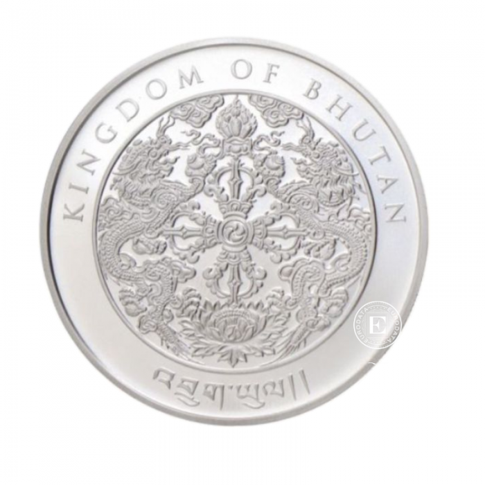 1 oz (31.10 g) pièce d'argent Year of the rabbit, Royaume de Bhoutan 2023