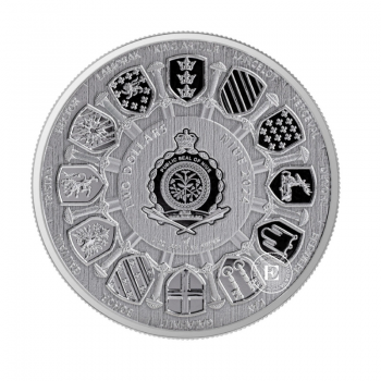 1 oz (31.10 g) sidabrinė moneta Kamelotas – seras Lanselotas, Niujė 2024