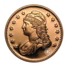 1 oz (31.10 g) Kupfermünze Capped Bust, USA random year
