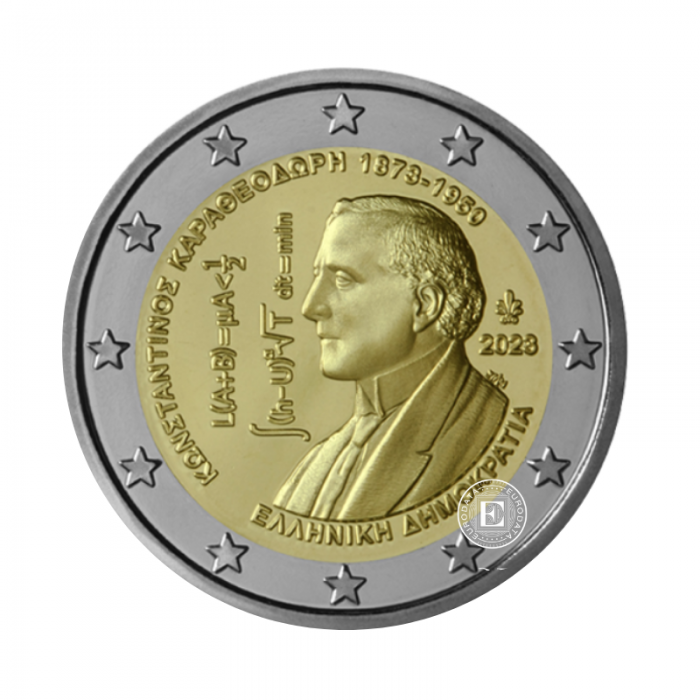 2 Eur Münze Constantine Caratheodory, Griechenland 2023