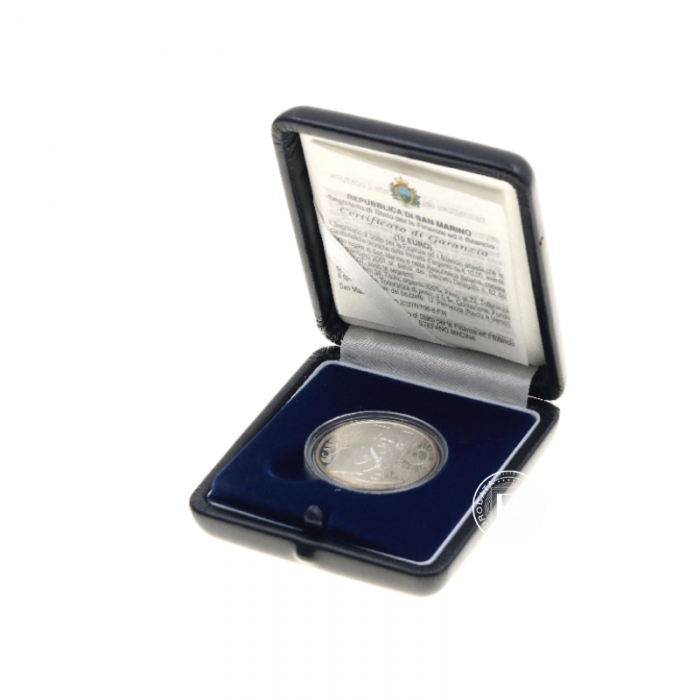 10 Eur (22 g) silbermünze PROOF Giouse Carducci, Saint Marin 2007
