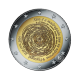  2 Eur BU pièce sur la carte The 50th anniversary of the Carnation Revolution, Portugal 2024