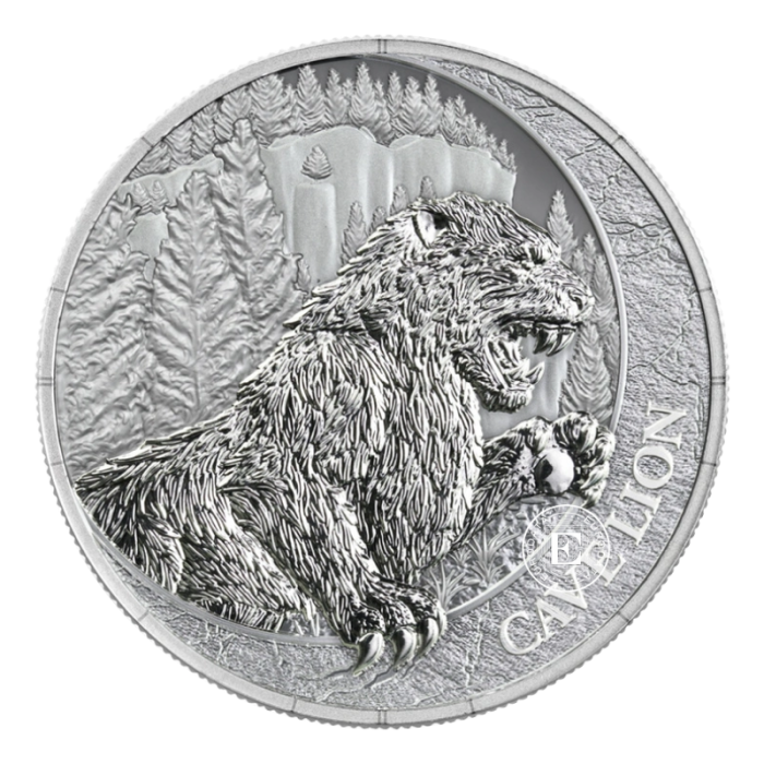1 oz (31.10 g) silver coin Megafauna – Cave Lion, Liberia 2026
