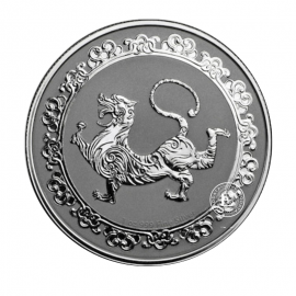1 oz (31.10 g) sidabrinė moneta Celestial Animals - Tiger, Niujė 2019