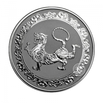 1 oz (31.10 g) sidabrinė moneta Celestial Animals - Tiger, Niujė 2019