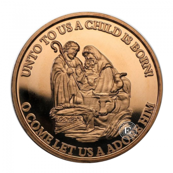 1 oz (31.10 g) Kupfermünze Child is Born, USA random year