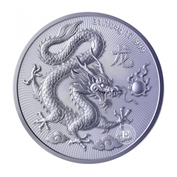 1 oz (31.10 g) titano moneta The Great Wall of China, Kinija 2026 (round)