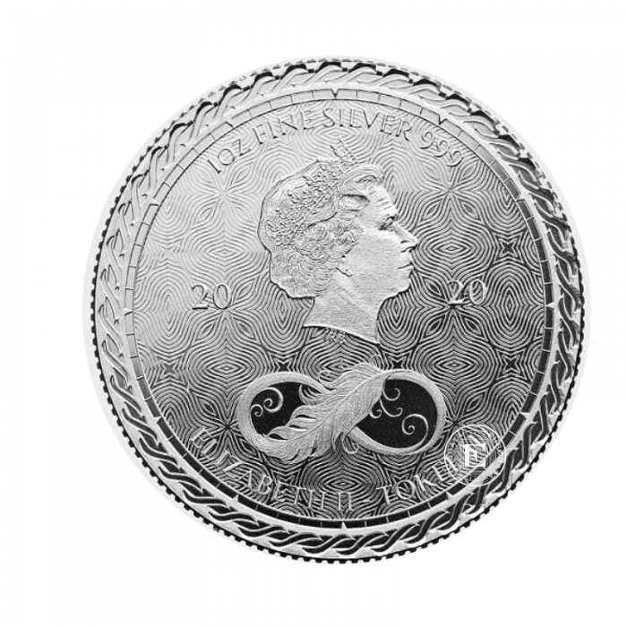 1 oz (31.10 g) sidabrinė moneta Chronos, Tokelau 2020
