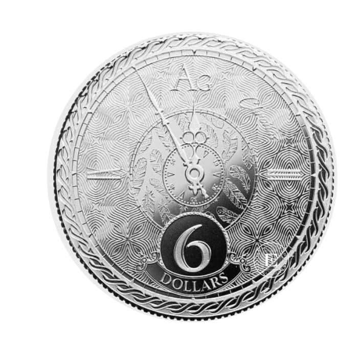 1 oz (31.10 g) sidabrinė moneta Chronos, Tokelau 2020