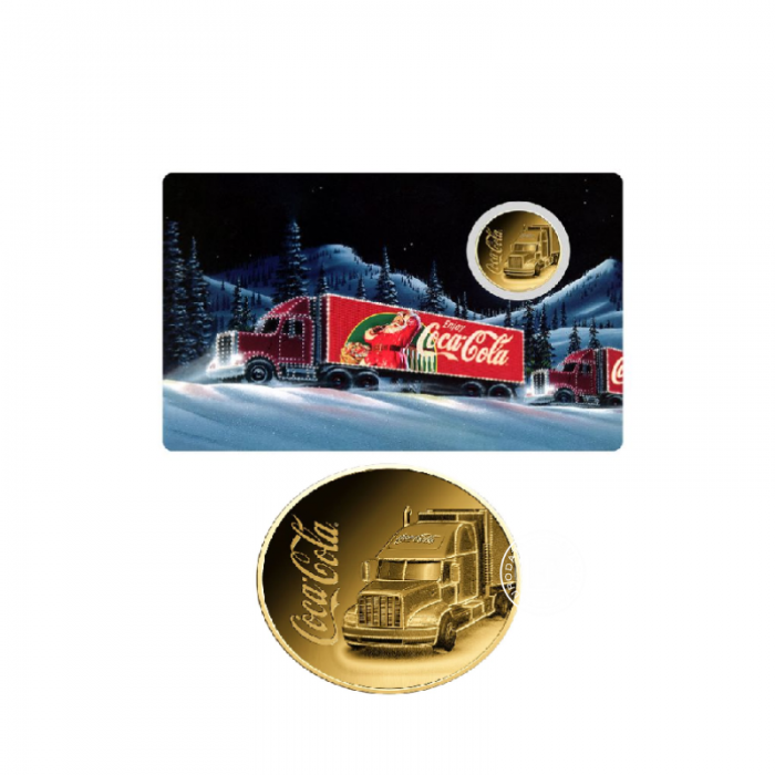 1/1000 oz pièce d'or Coca Cola Truck, Tchad