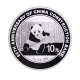 1 oz (31.10 g) sidabrinė moneta Panda - Construction Bank Anniversary, Kinija 2014