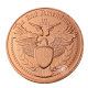 1 oz (31.10 g) varinė moneta Eagle with 2 Guns 2nd Amendment, JAV (atsitiktiniai metai) (round)