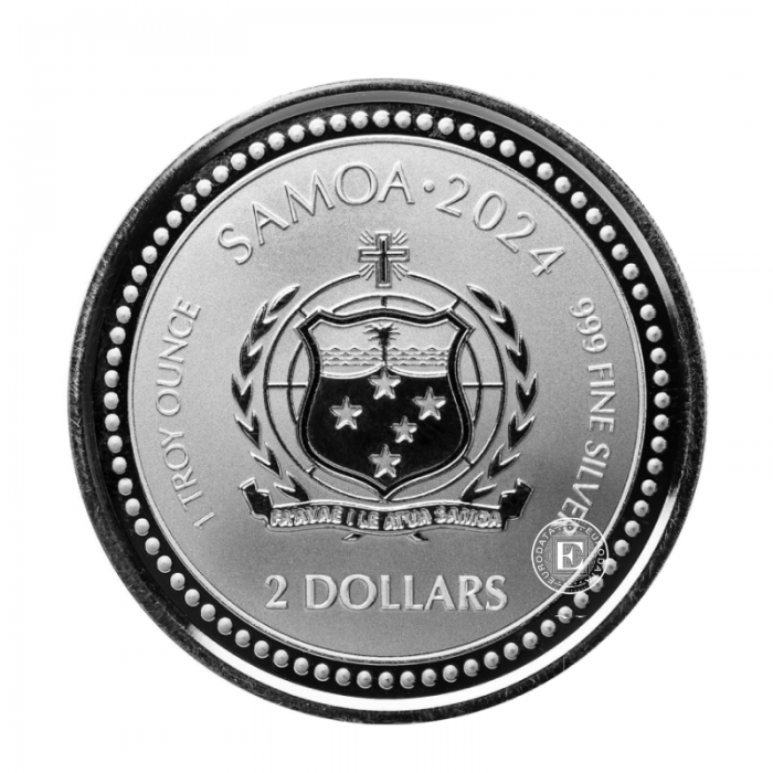 1 oz (31.10 g) srebrna kolorowa moneta Creator, Samoa 2024