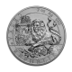 2 oz (62.20 g) sidabrinė moneta Čekijos liūtas, Niujė 2019