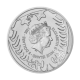 2 oz (62.20 g) sidabrinė moneta Čekijos liūtas, Niujė 2021