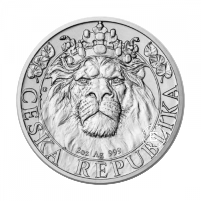 2 oz (62.20 g) silver coin Czech Lion, Niue 2022