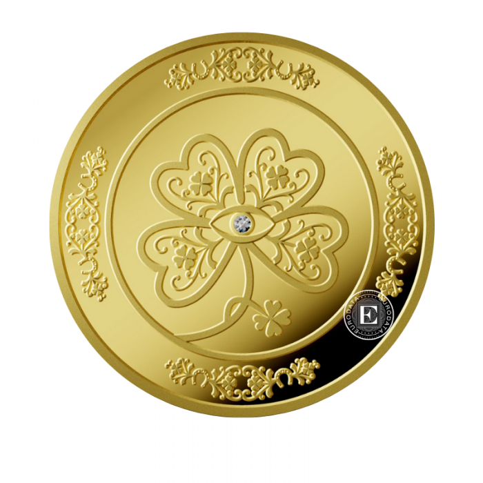 7 dollars (7.78 g) gold coin Success Coin with diamond, Niue 2024 (with certificate)