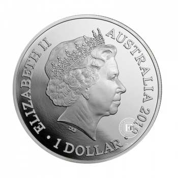 1 oz (31.10 g) sidabrinė moneta Bottlenose Dolphin, Australija 2019
