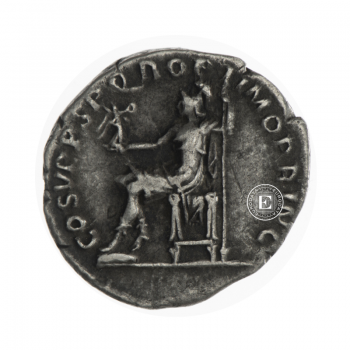 2.84 g sidabrinė  moneta Traianus, Romos Imperija 108