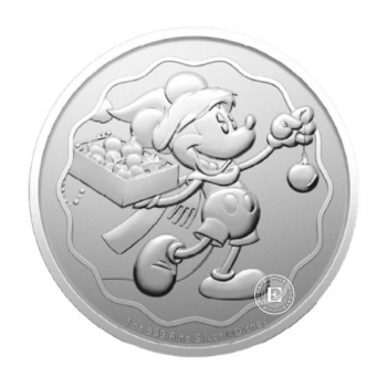 1 oz (31.10 g) sidabrinė moneta Disney - Season Greetings, Niujė 2025