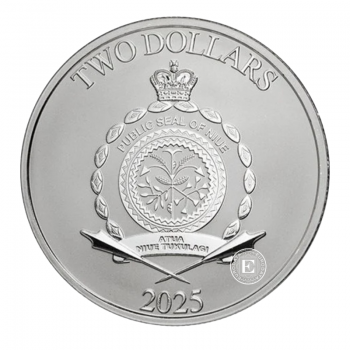 1 oz (31.10 g) sidabrinė moneta Disney - Season Greetings, Niujė 2025