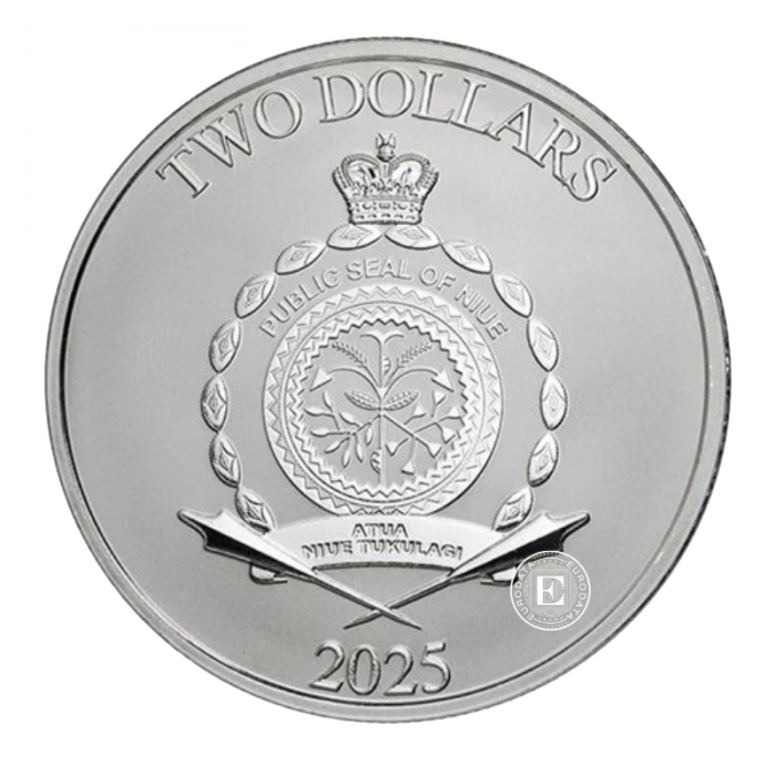 1 oz (31.10 g) srebrna moneta Disney - Season Greetings, Niue 2025