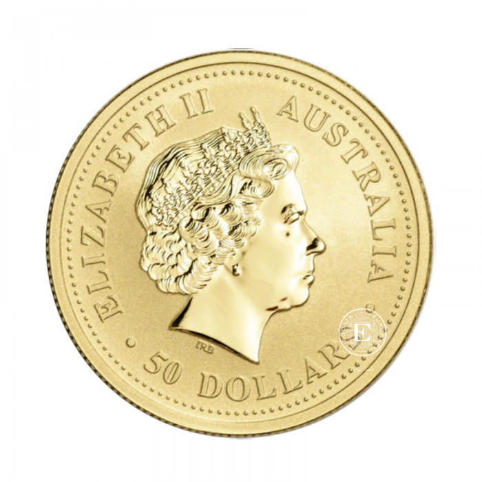 1/2 oz (15.55 g)  pièce d'or Lunar I - Year of the Dog, Australie 2006