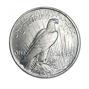 1 dollar pièce d'argent Peace Dollar, USA (random year)