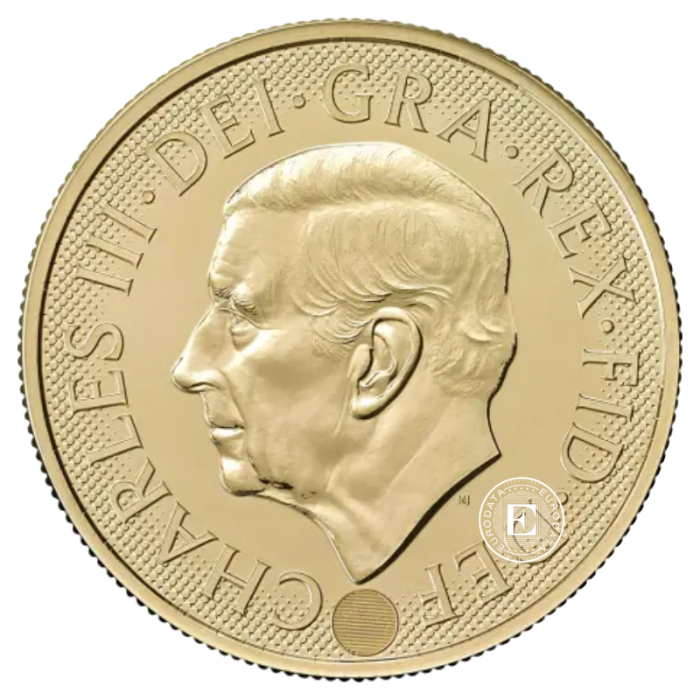 Double soverenas (14.62 g) Karalius Charlesas III, Didžioji Britanija 2026