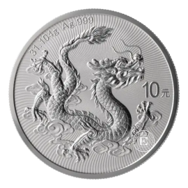 1 oz (31.10 g) sidabrinė moneta Drakonas, Kinija 2026