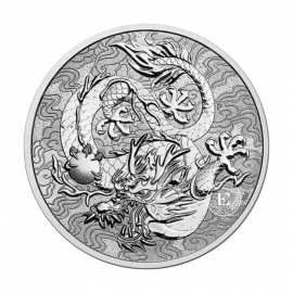 1 oz (31.10 g) Silbermünze Chinesische Mythen und Legenden – Drache, Australien 2021