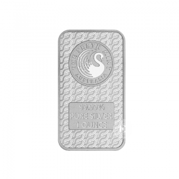 1 oz (31.10 g) sidabro luitas Drakonas, Perth Mint 999.9