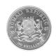 1 oz (31.10 g) pièce d'argent Elephant, Somalie 2007