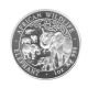 1 oz (31.10 g) sidabrinė moneta Afrikos laukinė gamta - Dramblys, Somalis 2008