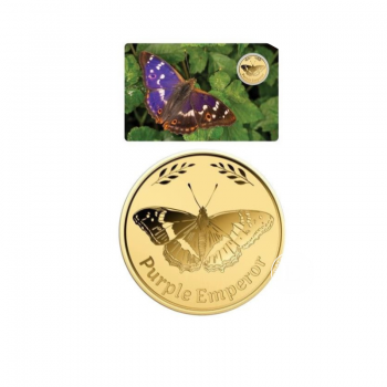 1/1000 oz  złota moneta Purple Emperor Butterfly, Czad