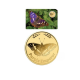 1/1000 oz pièce d'or Purple Emperor Butterfly, Tchad