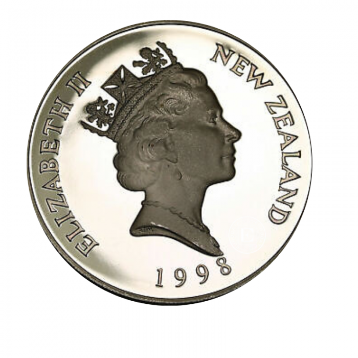 5 Eur (29 g) Silbermünze PROOF Larnach Castle - Dunedin, Neuseeland 1998