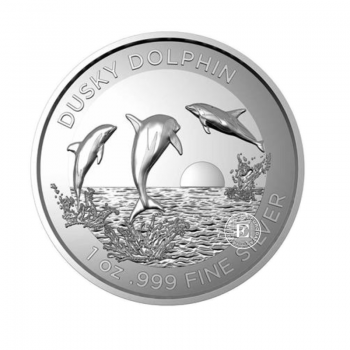 1 oz (31.10 g) silver coin Dusky Dolphin, Australia 2022