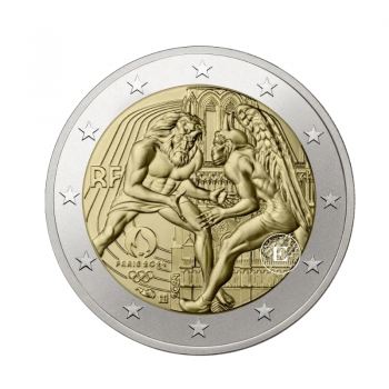 2 Eur zestaw monet na karcie Olympic Games Paris 2024, Francja 2024